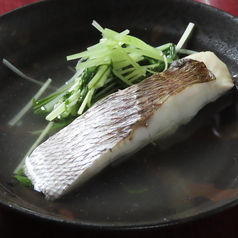明石鯛の酒蒸し