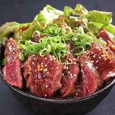 熟成ハラミ/A4等級黒毛和牛のステーキ丼は絶品★