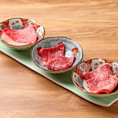 大和牛3種盛り