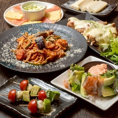 贅沢アボカド三昧に濃厚チ-ズグリルチキン&夏野菜パスタの彩りプラン7品+飲み放題4480⇒3480円