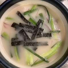 牛白湯スープ