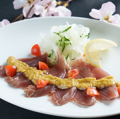 旬かつおの春パッチョ