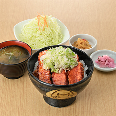 みそひれかつ丼　ねぎのせ