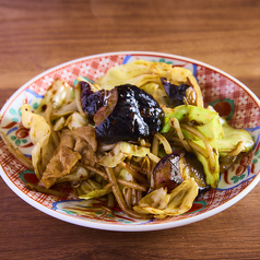 茄子味噌炒め
