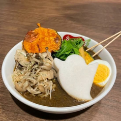 【10月限定】おばけがきた！きのことかぼちゃの森のスープカレー