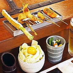おまかせコース（スティック野菜、キャベツ盛、梅昆布茶、アイスクリーム付き）