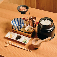 釜炊きご飯 出汁ドリップ鯛茶漬けセット