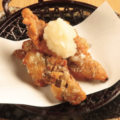 鯨の竜田揚げ おろしがけ