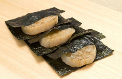 帆立貝の磯辺焼
