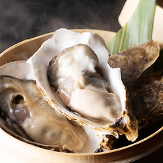 蒸し牡蠣