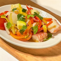 タコとトマトのマリネ