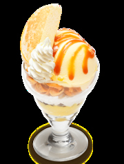 キャラメルプリンパフェ