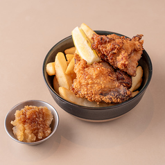 塩麹唐揚げ＆チップス