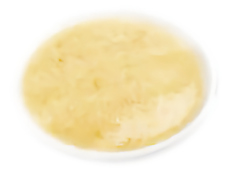 コーンスープ/カニ肉入りフカヒレスープ