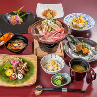 旬食材をたっぷり使用した前菜8種が楽しめる心コース