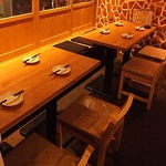 4名様までのテーブルや、10名以上でお使い頂ける宴会用の席など、幅広くご用意★