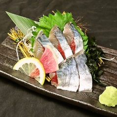 活〆鯖の刺身