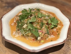 鯛のアジアンカルパッチョ