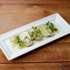 ホタテとキウイのグリーンセビーチェ