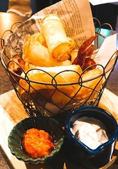 ポテトフライ　French Fries with Mascarpone Cheese and Nduia