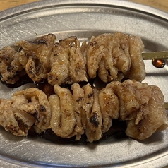 鶏皮串揚げ(塩・たれ)2本 各