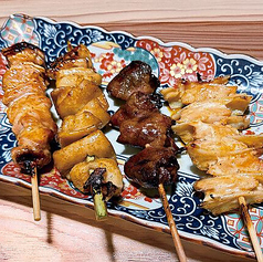 炭火やきとり おまかせ4種串
