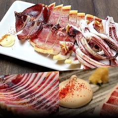 イカの甘辛味味噌焼き