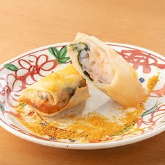 からすみ海老春巻き