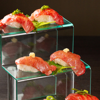◆贅沢すぎる…◆３種の絶品肉寿司