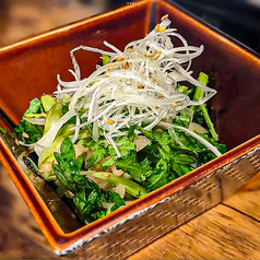 春菊と新生姜のナムル