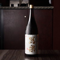 料理に合わせるドリンクにも季節酒などのこだわりを◎