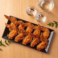 ビールに合う！秘伝手羽先の唐揚げがおすすめ！