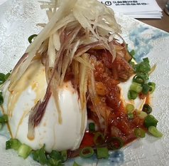 【おつまみ】濃厚豆腐のピリ辛冷奴