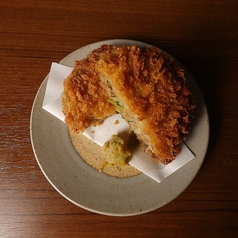 京to九条ネギのメンチカツ