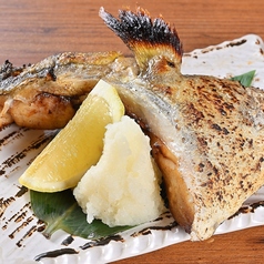 本日のカマ塩焼き