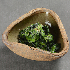 自家製法蓮草ナムル