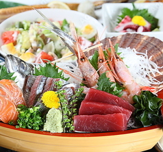 天ぷらと鮮魚とれんげ寿司 魚天のコース写真