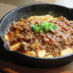 スキレットで作る麻婆豆腐