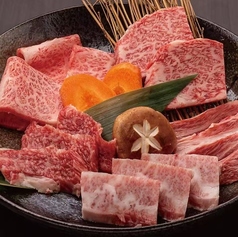 牛爵の五点盛り合わせ