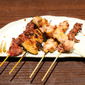 料理メニュー写真&nbsp;【とり串】もも/せせり/皮/軟骨/ハツ/砂肝/レバー/つくね(各一本)