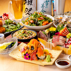 厳選まぐろと創作和食×3時間飲み放題 個室居酒屋　海王　神田店のコース写真