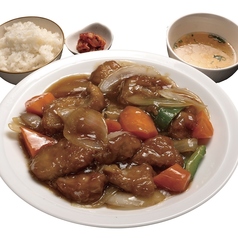 酢豚定食