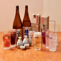 「セルフ飲み放題」「大人のドリンクバー」完備