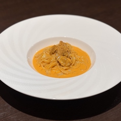 ウニのクリームパスタ(ハーフサイズ)