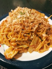 鶏がらベースのソース焼きそば