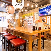 ●活気ある店内で楽しくお食事！