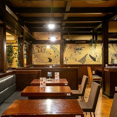 アートに囲まれた空間。