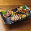 料理メニュー写真&nbsp;はたごの炭火焼盛合せ