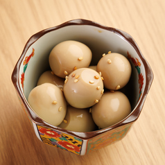 自家製 うずらしょうゆ漬け