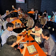 着席時80席、立食時１００名まで貸切ご案内できます◎人数やご予算などお気軽にお問合せください！